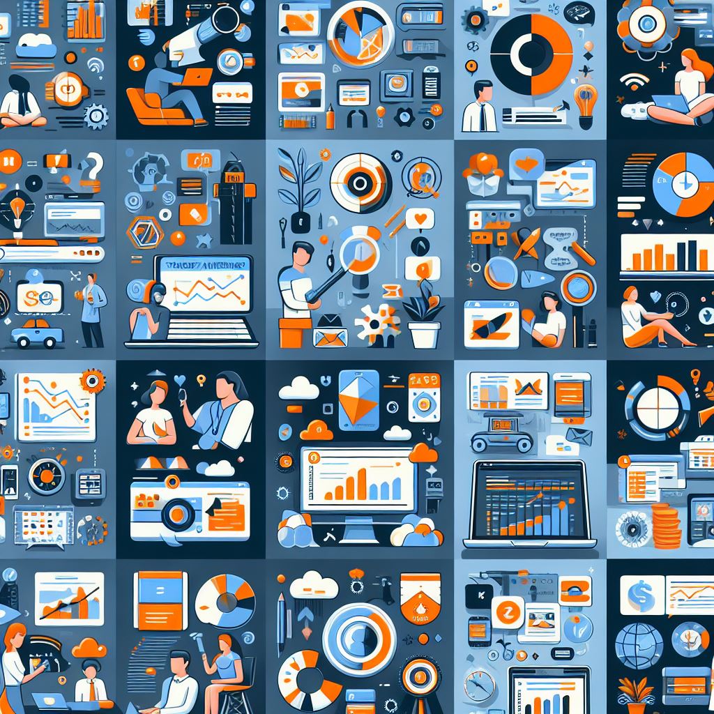 obrazek przedstawiający nowoczesny design stron internetowych